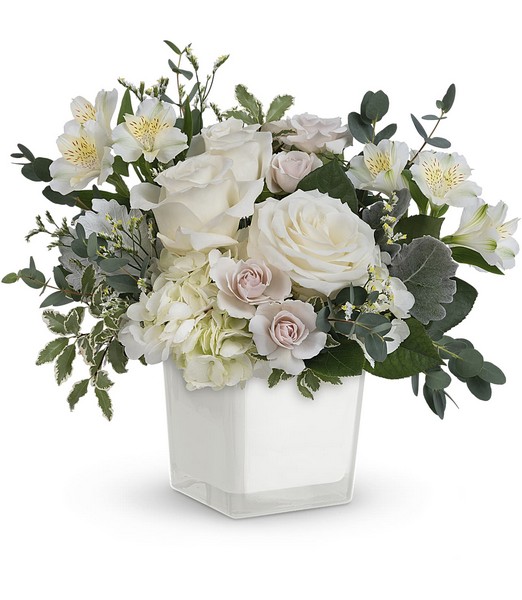 Peaceful Clouds Bouquet from Rees Flowers & Gifts in Gahanna, OH